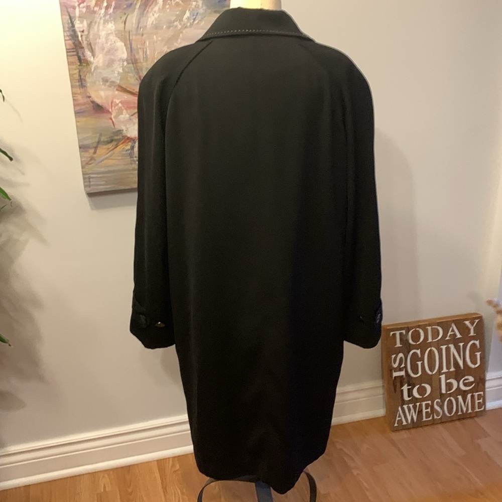 Elegant Black Women's Dressy Trench Coat - Picture 6 of 15